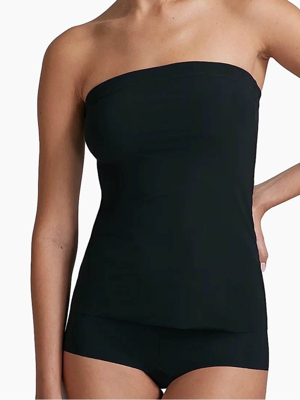 Lucy Paris Black Strapless Tube Top